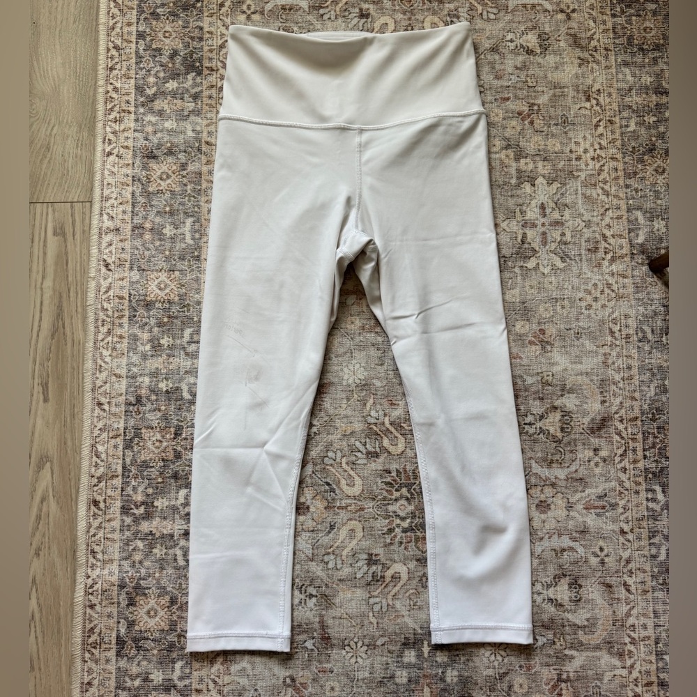 Athleta White Leggings 7/8 crop length